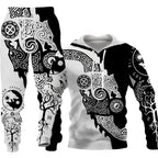 Exclusive Men Sportswear Hooded Sweatsuit Set — Set eight — Size 5XL — Alternate View 12