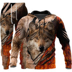 Exclusive Men Sportswear Hooded Sweatsuit Set — Set eight — Size 5XL — Alternate View 11