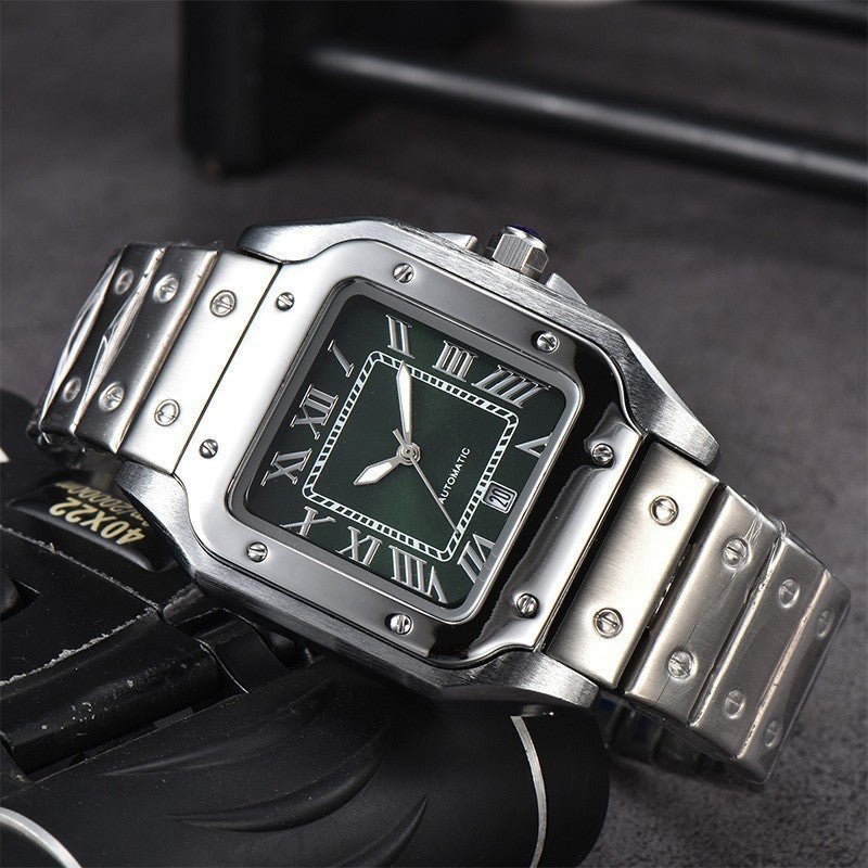 Exclusive Men's 3-pin Quartz Square All-steel Watch — Style 1 — Alternate View 9