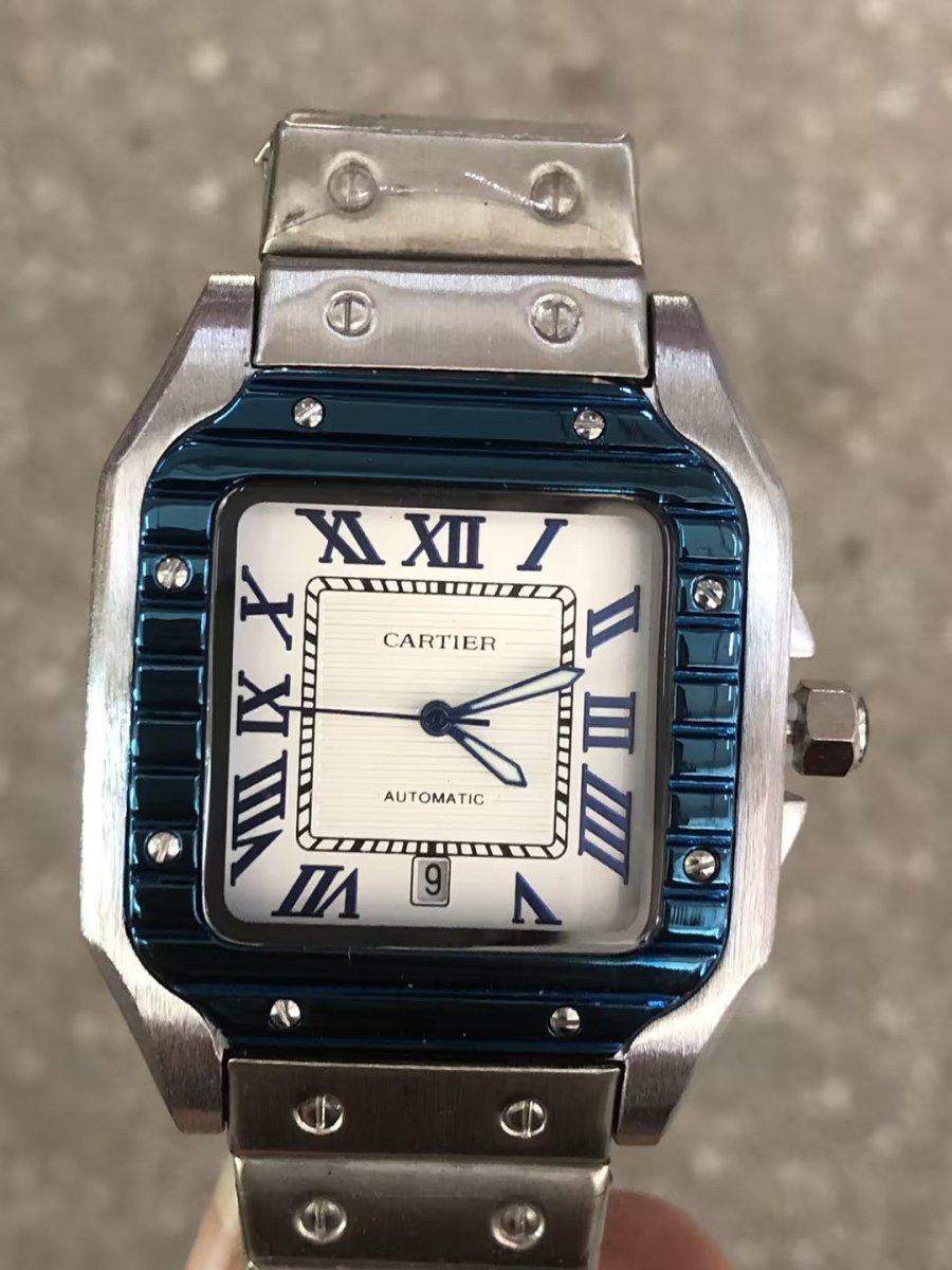 Exclusive Men's 3-pin Quartz Square All-steel Watch — Style 1 — Alternate View 12