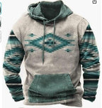 Exclusive Men's 3D Printed Hooded Pocket Sweatshirt — CD2310077704 — Size 2XL — Detail View