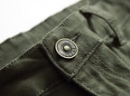 Exclusive Men's Casual Pants Large Ripped Slim Fit — Army Green — Size 30 — Alternate View 7