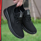 Exclusive Antiskid Breathable Sports Shoes | Comfort & Performance — Black — Size 39 — Lifestyle View