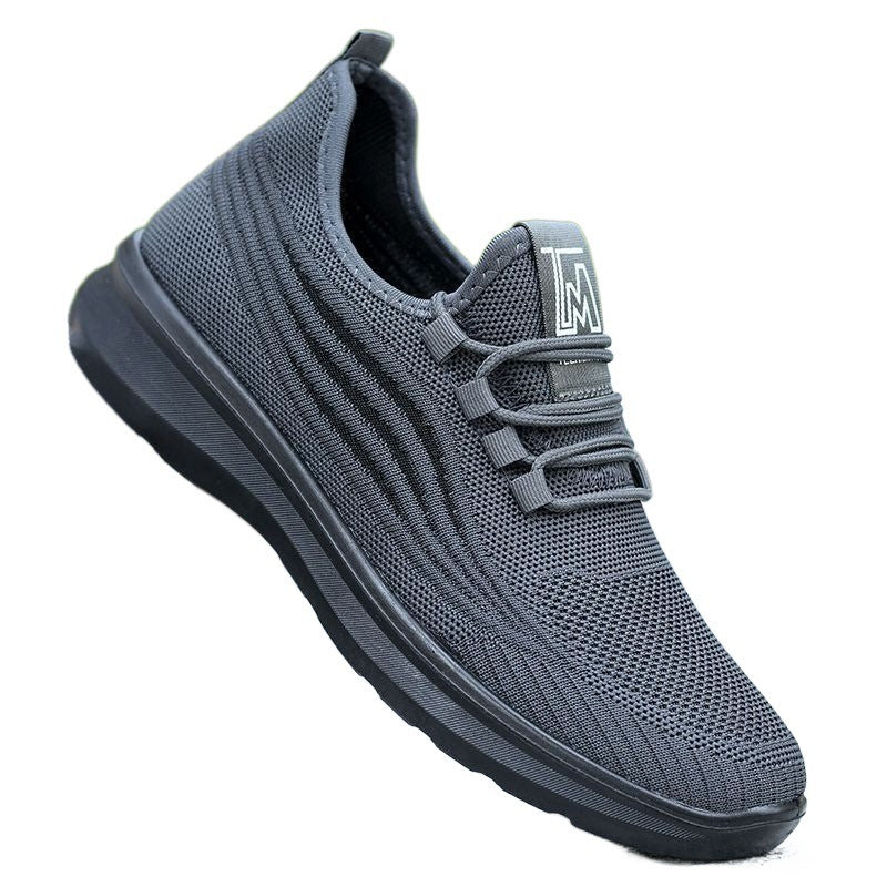 Exclusive Antiskid Breathable Sports Shoes | Comfort & Performance — Black — Size 39 — Detail View