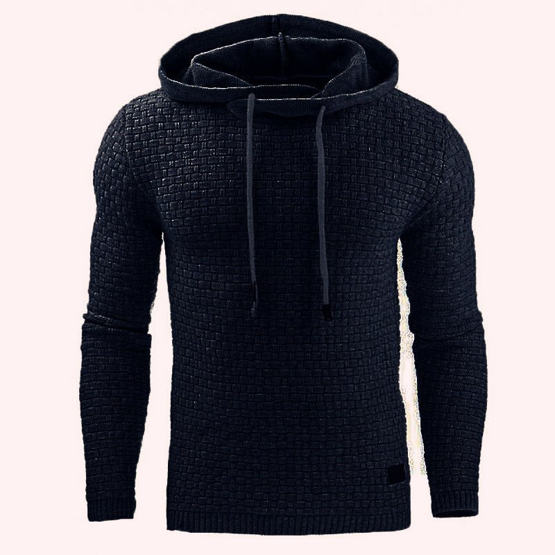 Exclusive Men's Jacquard Sweater | Patterned Knit Casual Pullover — A Yellow — Size 3XL — Alternate View 12