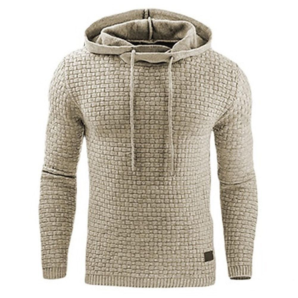 Exclusive Men's Jacquard Sweater | Patterned Knit Casual Pullover — A Yellow — Size 3XL — Alternate View 7