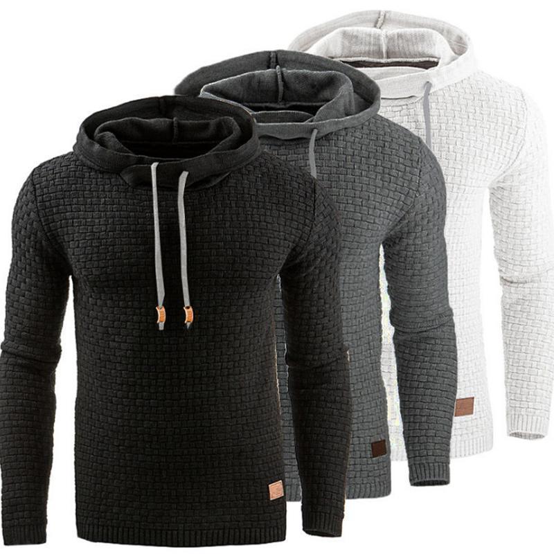 Exclusive Men's Jacquard Sweater | Patterned Knit Casual Pullover — A Yellow — Size 3XL — Lifestyle View