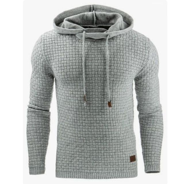 Exclusive Men's Jacquard Sweater | Patterned Knit Casual Pullover — A Yellow — Size 3XL — Side View