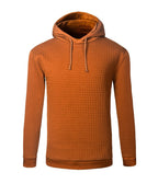 Exclusive Men's Jacquard Sweater | Patterned Knit Casual Pullover — A Yellow — Size 3XL — Top View