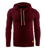 Exclusive Men's Jacquard Sweater | Patterned Knit Casual Pullover — A Yellow — Size 3XL — Back View