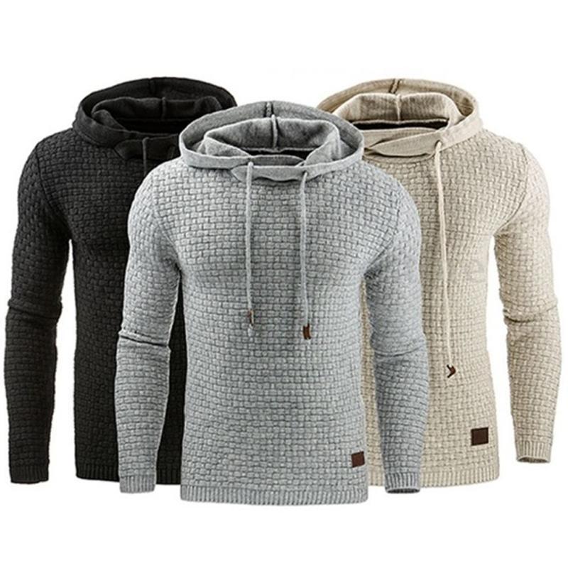 Exclusive Men's Jacquard Sweater | Patterned Knit Casual Pullover — A Yellow — Size 3XL — Front View
