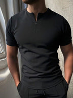 Exclusive Men Solid Polo Short-Sleeved Shirts — 10Style — Size 2XL — Alternate View 11