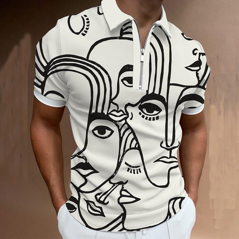 Exclusive Men Solid Polo Short-Sleeved Shirts — 10Style — Size 2XL — Alternate View 9