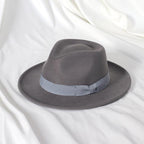 Exclusive Men’s Retro Jazz Hat | Timeless Vintage Style — Beige — Size 58 To 60cm — Detail View