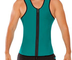 Exclusive Men's Sports Vest Rubber Corset — Black — Size 2XL — Top View