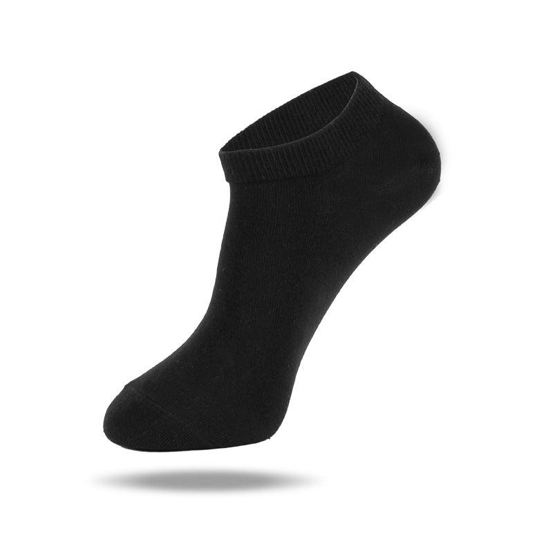 Exclusive Men’s Spring and Autumn Socks | Comfortable & Stylish — Black 2 White 2 Dark Gray 2 — Size Average Size — Back View