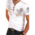 Exclusive Men's Summer Shirts — Black — Size 2XL — Front View