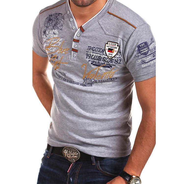 Exclusive Men's Summer Shirts — Black — Size 2XL — Detail View