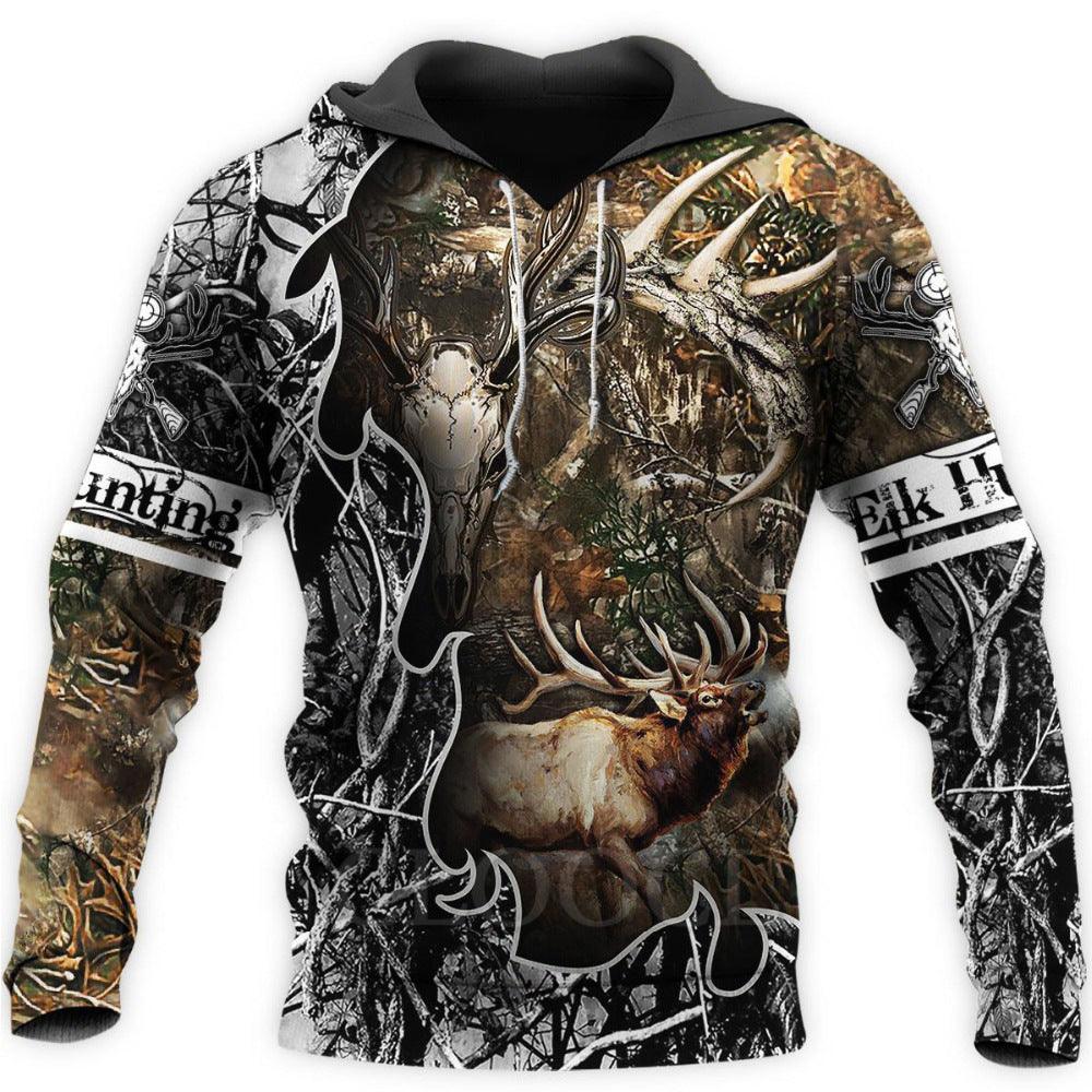 Exclusive Men's Sweater Hooded Pullover Casual Baseball Suit — A — Size 120 — Detail View