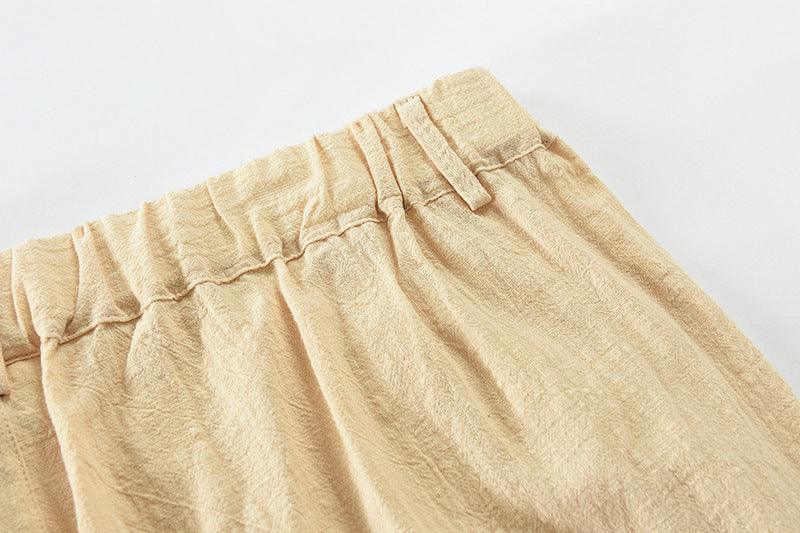 Exclusive Men's Trousers Sports Loose Straight — Beige — Size L — Alternate View 10