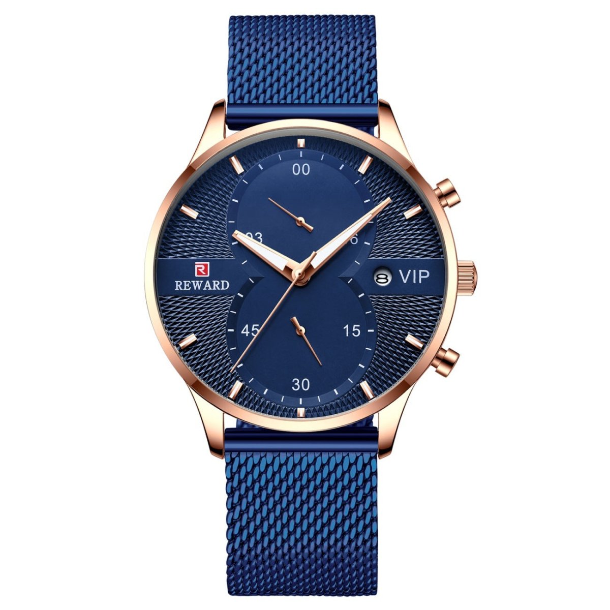 Exclusive Waterproof Quartz Watch — Gold — Side View