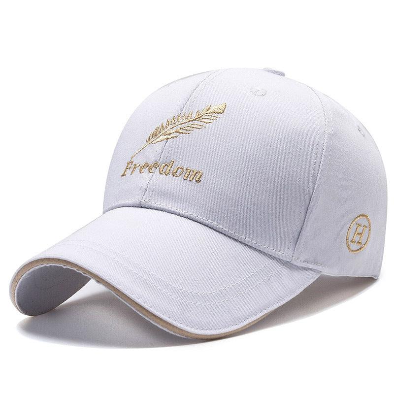 Exclusive Men's Wheat Embroidered Baseball Cap — Feather Black — Size Adjustable — Alternate View 10