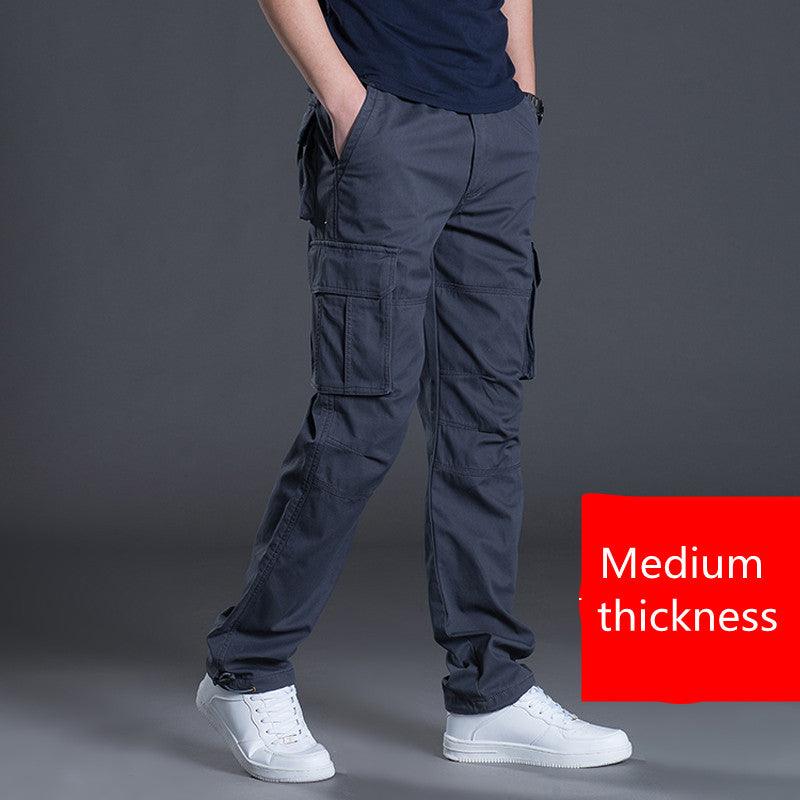 Exclusive Men's Work Pants Multi-Pocket Overalls — A — Size 2XL — Alternate View 8