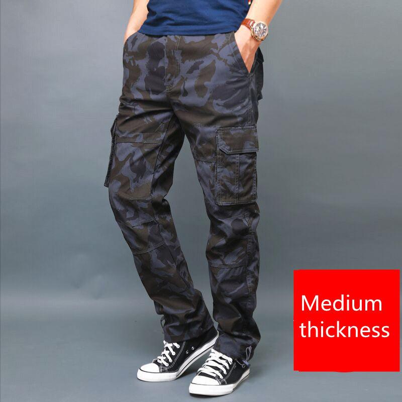 Exclusive Men's Work Pants Multi-Pocket Overalls — A — Size 2XL — Alternate View 17