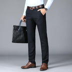 Exclusive Middle-aged Men's Casual Pants — Black — Size 28 — Alternate View 12