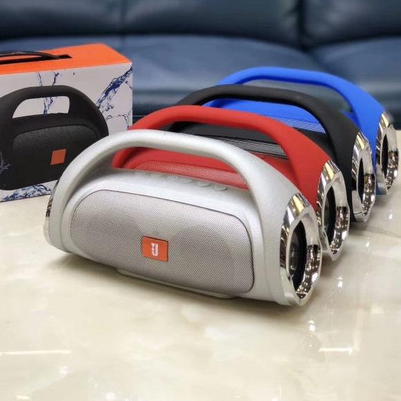 Exclusive Mini portable wireless Bluetooth speaker subwoofer — Black — Side View