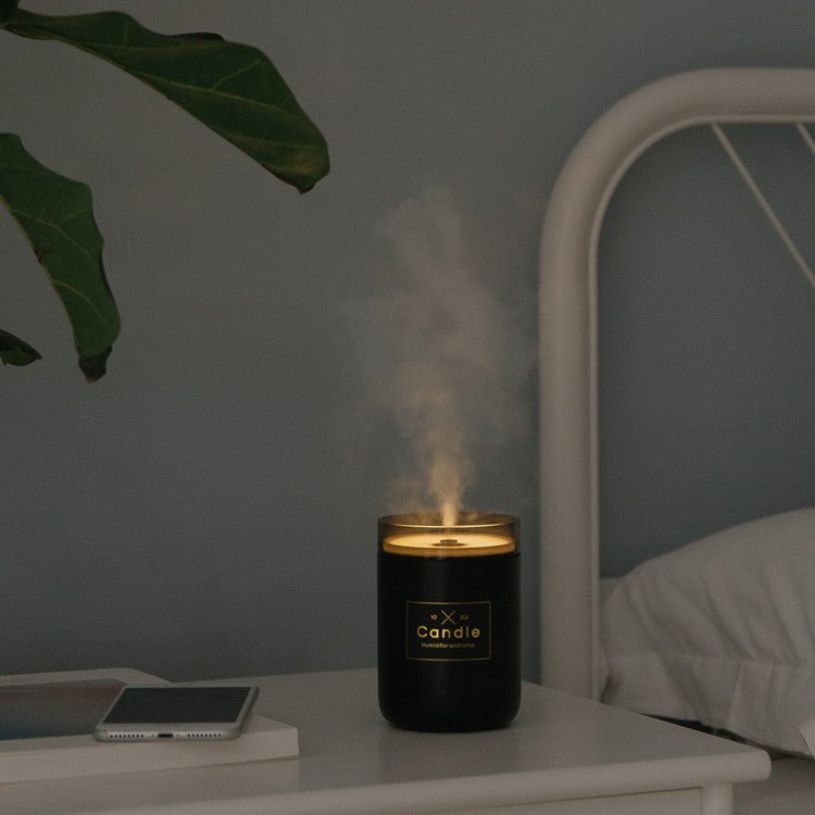 Exclusive Mini USB Mute Air Humidifier Diffuser — 3pcs — Side View