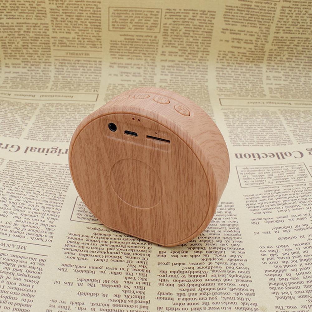 Exclusive Mini Wood Bluetooth Speaker | Retro Wooden Wireless — White set — Side View
