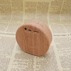 Exclusive Mini Wood Bluetooth Speaker | Retro Wooden Wireless — White set — Side View