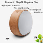 Exclusive Mini Wood Bluetooth Speaker | Retro Wooden Wireless — White set — Alternate View 10