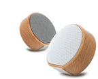 Exclusive Mini Wood Bluetooth Speaker | Retro Wooden Wireless — White set — Top View