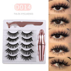 Exclusive Mink Eyelashes — D014 — Detail View