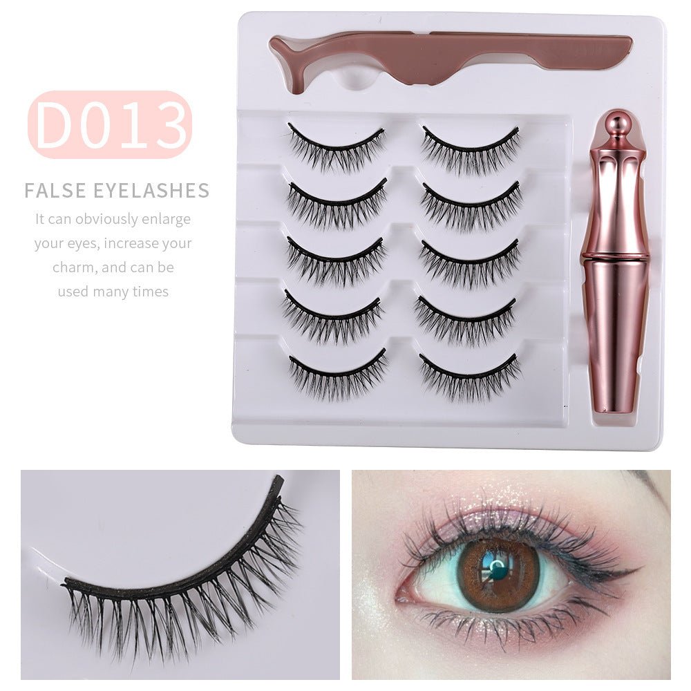 Exclusive Mink Eyelashes — D014 — Top View
