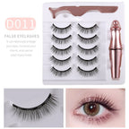 Exclusive Mink Eyelashes — D014 — Side View