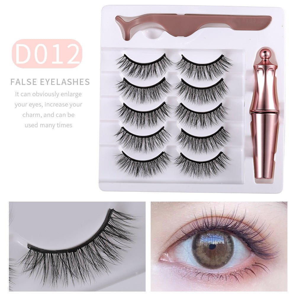Exclusive Mink Eyelashes — D014 — Back View
