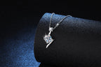 Exclusive Moissanite Clavicle Chain — 1Karat High Carbon Stone — Size 925 Silver — Alternate View 7