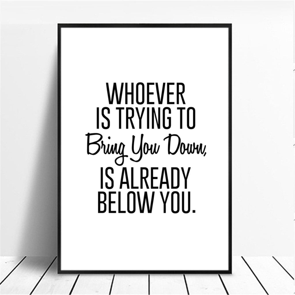 Exclusive Motivational Wall Art | Inspirational Quotes Canvas Print — White — Size 10x15cm — Alternate View 15