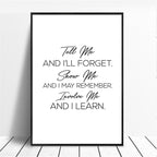 Exclusive Motivational Wall Art | Inspirational Quotes Canvas Print — White — Size 10x15cm — Alternate View 13