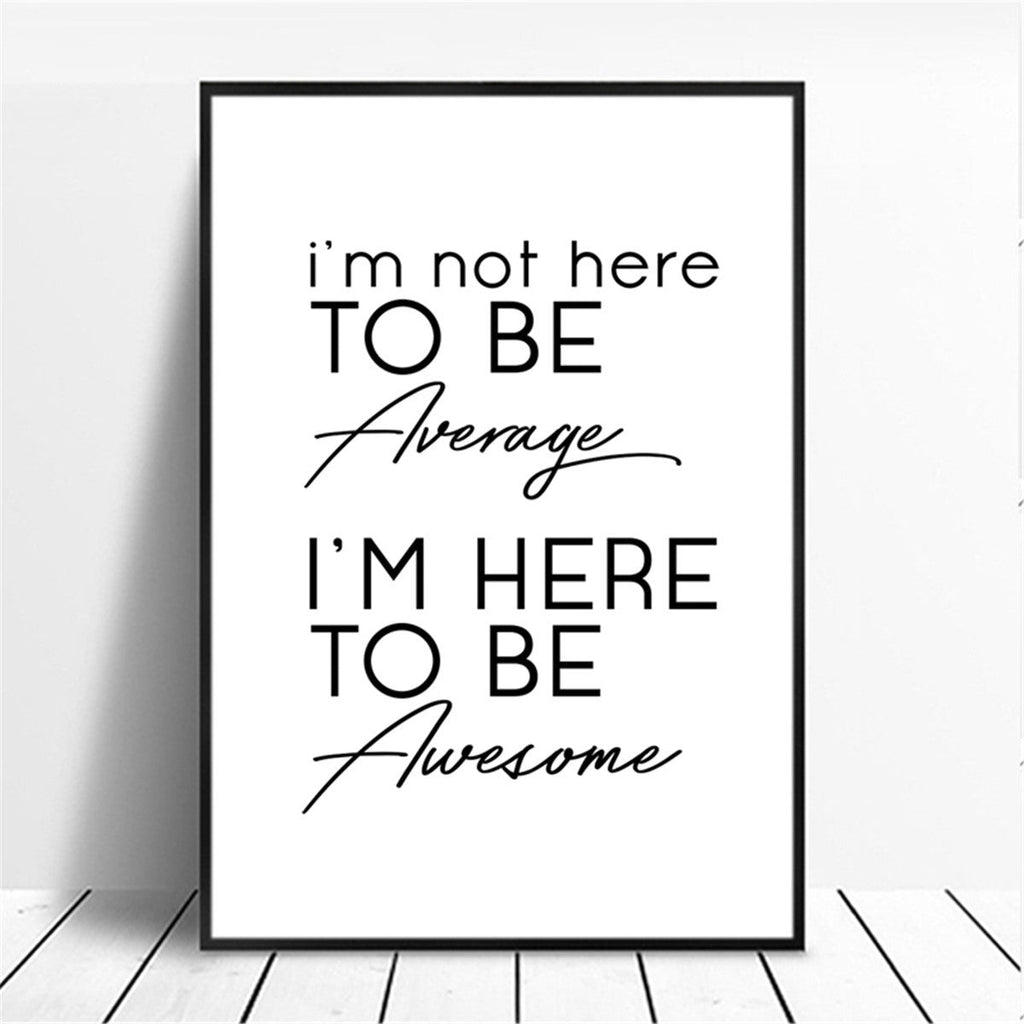 Exclusive Motivational Wall Art | Inspirational Quotes Canvas Print — White — Size 10x15cm — Lifestyle View