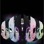Exclusive Wireless Mouse with Rechargeable Battery — Black — Front View