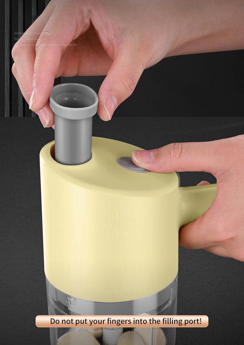 Exclusive Multi-functional Electric Vegetable Cutter — Yellow Gatling Chopper — Alternate View 15