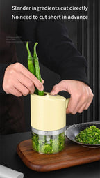 Exclusive Multi-functional Electric Vegetable Cutter — Yellow Gatling Chopper — Alternate View 10