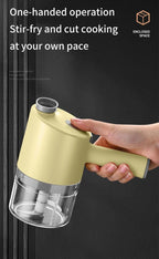 Exclusive Multi-functional Electric Vegetable Cutter — Yellow Gatling Chopper — Alternate View 18