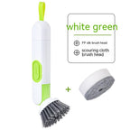 Exclusive Multi-Functional Liquid-Filled Cleaning Brush — White And Green — Alternate View 9