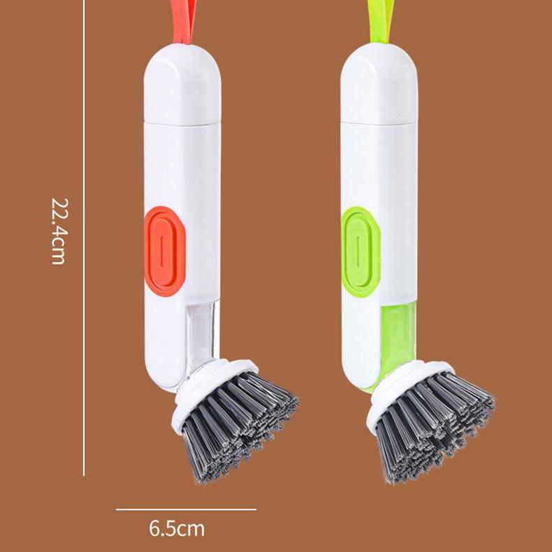 Exclusive Multi-Functional Liquid-Filled Cleaning Brush — White And Green — Alternate View 8