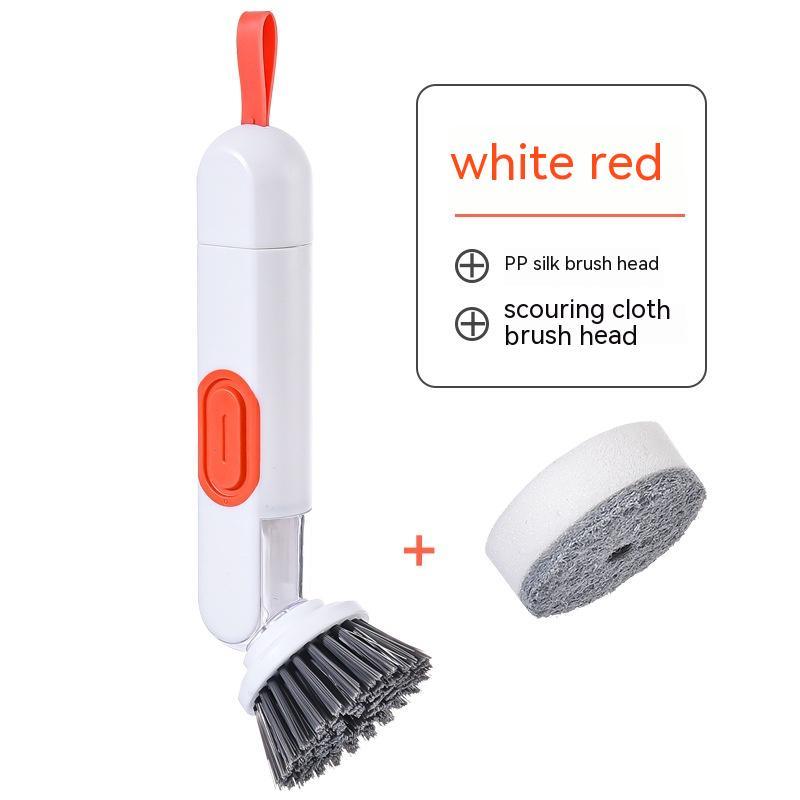 Exclusive Multi-Functional Liquid-Filled Cleaning Brush — White And Green — Alternate View 12
